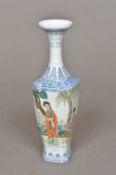 Two Chinese eggshell porcelain vases On