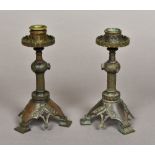 A pair of 19th century medieval revival