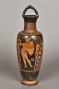 A Greek antique red figured attic vase