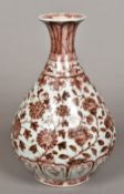 A Chinese porcelain baluster vase Decor