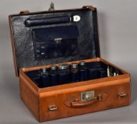 A George V gentleman's suitcase, retailed by Pittway Brothers,