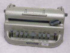 A Perkins Brailler Machine,
