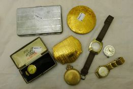 A quantity of watches, compacts, etc.