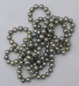 A string of grey pearls