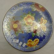 A Royal Doulton charger, Wild Roses pattern, D6227,