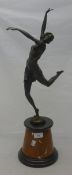 An Art Deco style bronze figure