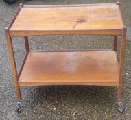 A vintage tea trolley