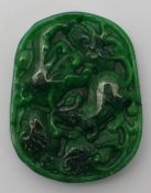 A jade pendant