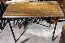 An American folding silk cutting table,