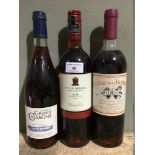 Three bottles of Rose, Chateau Grande Cassagne Costieres De Nimes 2006,