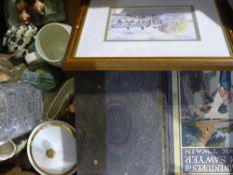 A quantity of miscellaneous items, including Hornsea, Mdina glass, books, box camera, etc.