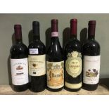 Five bottles of Italian Red, Terre Del Sole 97, La Torretta Osco 1998, Masi Campofiorin 2009,