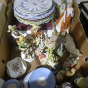 A quantity of decorative china, including Wedgwood, etc.