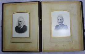 A Victorian photograph album