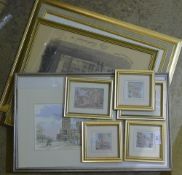 A quantity of local interest prints