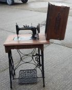 A Newhome treble sewing machine