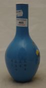 A Chinese blue porcelain vase