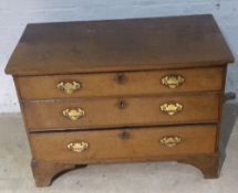 A small 19th century chest of drawers