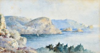 MISS JESSIE M HILSON (flourished 1880-1910) British Three Channel Island Coastal