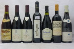 Seven bottles of French red wine, comprising Geurey-Chambertin 1989,