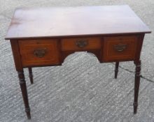 A Victorian mahogany dressing table