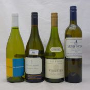 Four bottles of Australian and New Zealand white wine, comprising Viognier Eden Valley 2014,