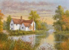 BARBARA SMALLEY (20th century) British (AR) Willy Lott's Cottage,