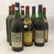 Eight bottles of vintage wine, including Berry Bros & Rudd Cotes du Rhone Rose, unknown vintage,