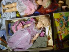 A quantity of dolls, child's games, etc.