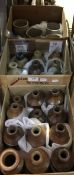 A collection of stoneware bottles, etc.