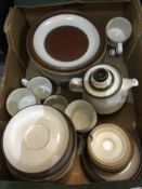 A quantity of Denby dinner and tea wares