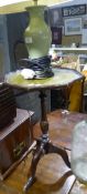 A reproduction wine table,