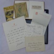 Printed letters from Edward Prince of Wales, 1935,