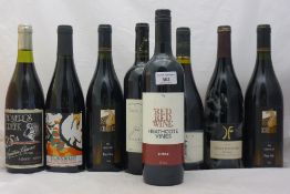 Eight bottles of red wine, comprising Carneros Creek Signature Reserve Pinot Noir 1995,
