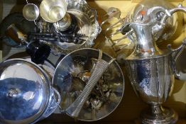 A quantity of silver plated wear