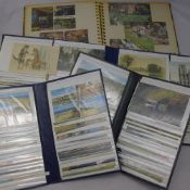 A large postcard collection