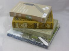 Three Folio Society volumes: Wind in the Willows, Origins of Species,