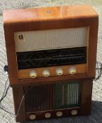 A vintage Bush radio and another