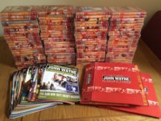 John Wayne - The Classic Collection - a set of approximately 100 DVD's issued by DeAgostini (almost