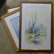 Corfu, watercolour, indistinctly signed,