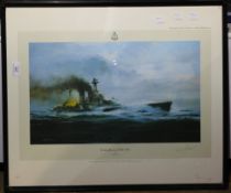 After ROBERT TAYLOR, The Last Moments of HMS Hood, first edition print,