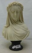 A model of the veiled bride