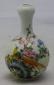 A small Chinese porcelain vase