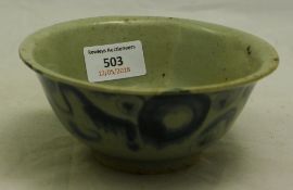 An early Chinese provincial blue and white bowl