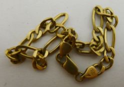 A 9 ct gold bracelet (6 grammes all in)