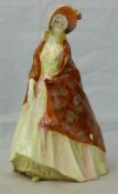 A Royal Doulton figurine, The Paisley Shawl,