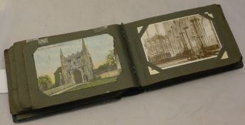 A postcard album,