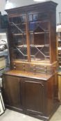 A 19th century mahogany bookcase,