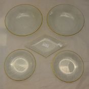 A small quantity of Atomic glass ware
