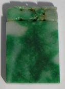 An apple jade seal